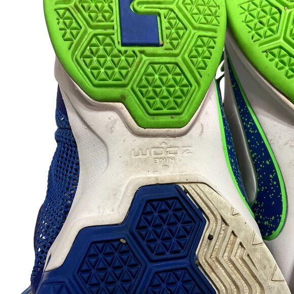 NIKE LEBRON SOLDIER 9 SPRITE SHOES 749417 SZ 8.5 GREEN BASKETBALL ATHLETIC MENS - Picture 5 of 6